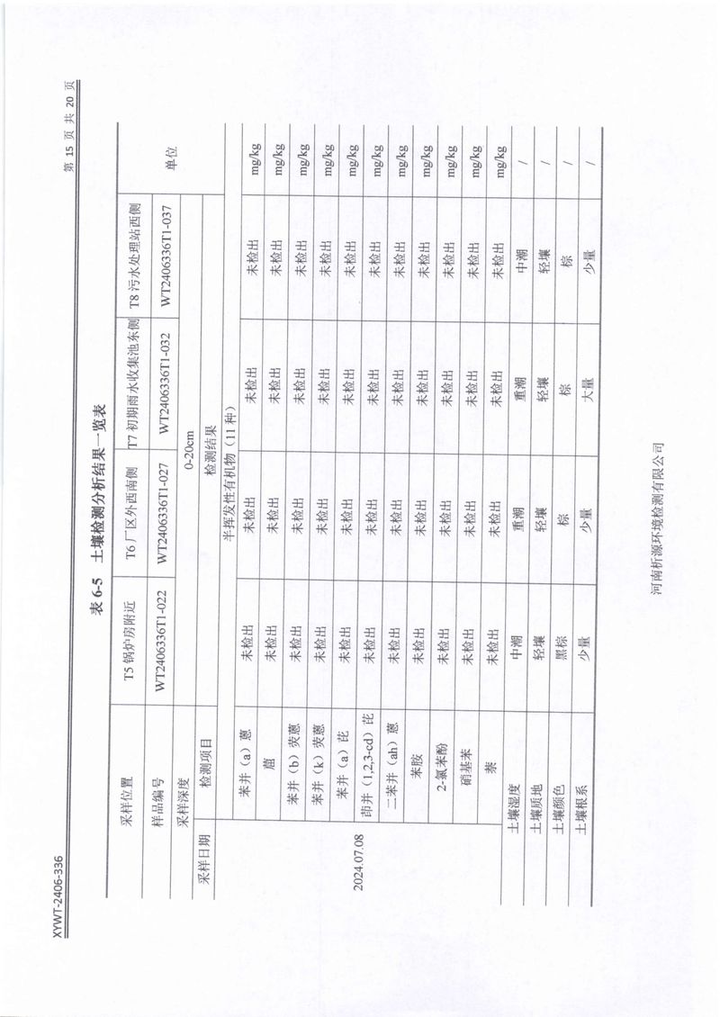 新乡市三鑫科技有限公司土壤和地下水检测报告-17